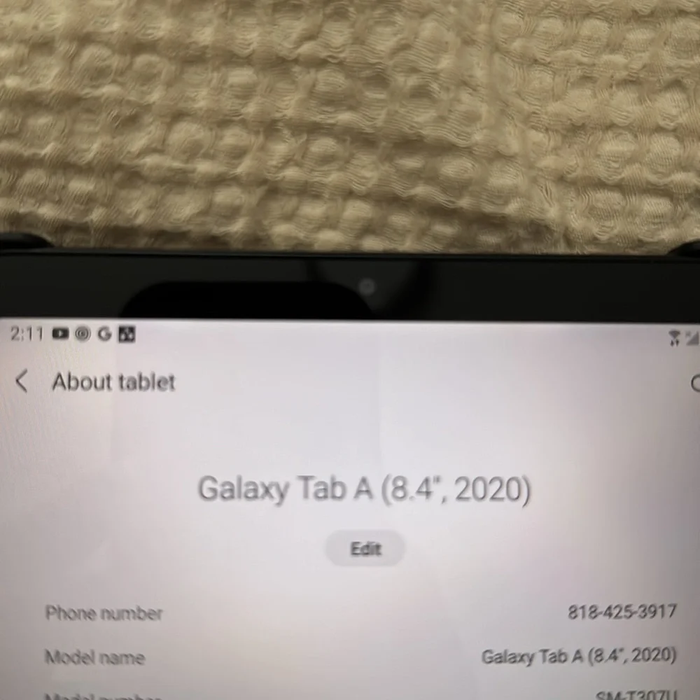 Samsung Tablet 8 A 2020